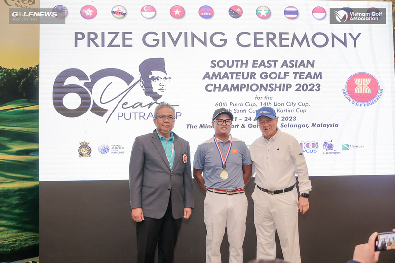 Golf Việt Nam giành 2 huy chương tại giải Vô Địch Nghiệp dư Đồng đội Đông Nam Á 2023